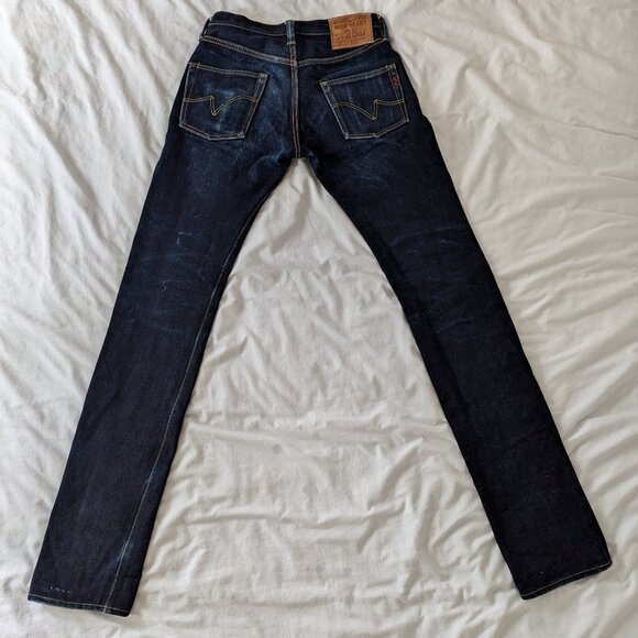 Iron Heart 25oz Selvedge Denim Slim Tapered Cut Jeans - Indigo (W31 x L36) - Picture 2 of 4